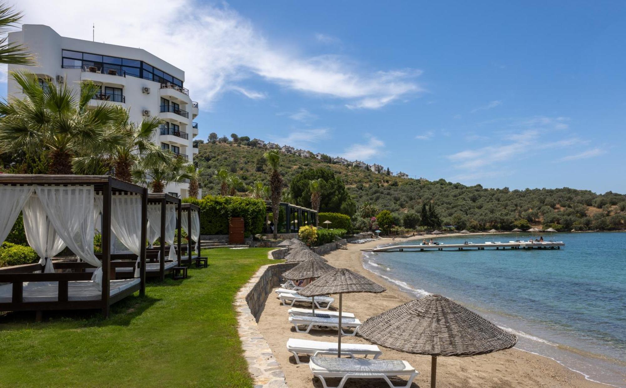 Med-Inn Hotel Gulluk Esterno foto