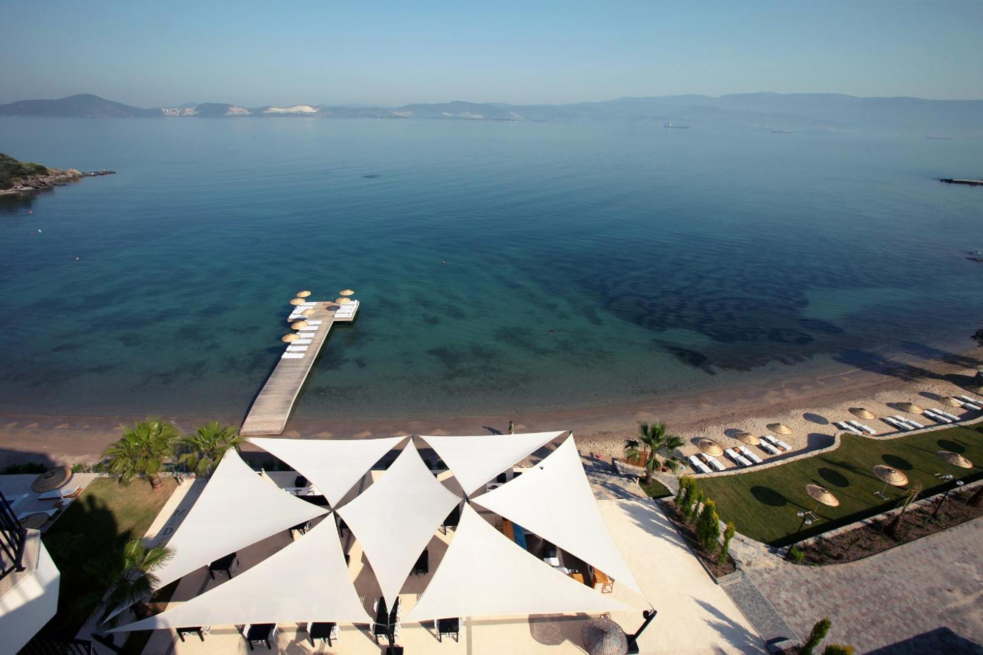 Med-Inn Hotel Gulluk Esterno foto