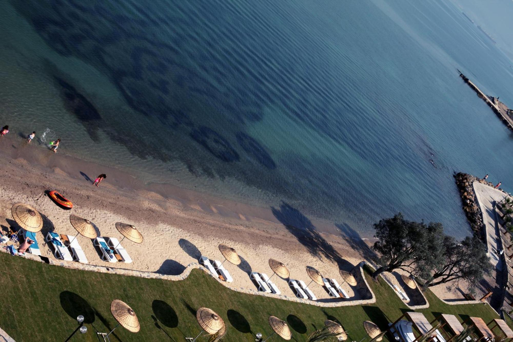 Med-Inn Hotel Gulluk Esterno foto