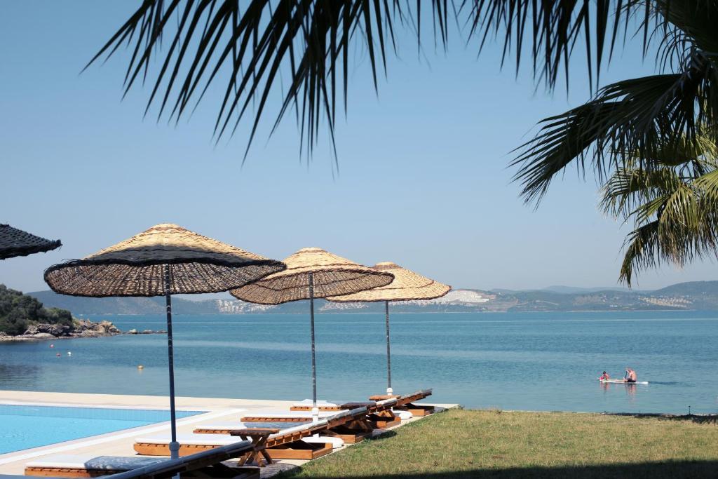 Med-Inn Hotel Gulluk Esterno foto